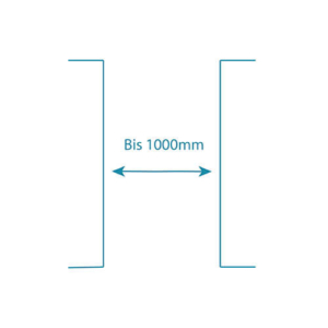 Breite bis 1000 mm