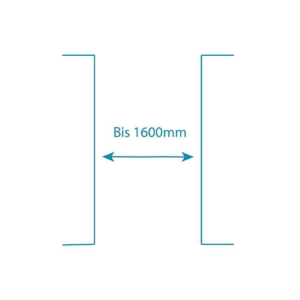 Breite bis 1600 mm